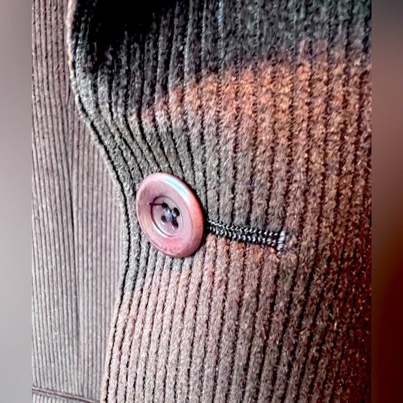 JoS Bank Men’s Brown Corduroy Blazer Sportcoat - 46R/XL - Picture 6 of 10